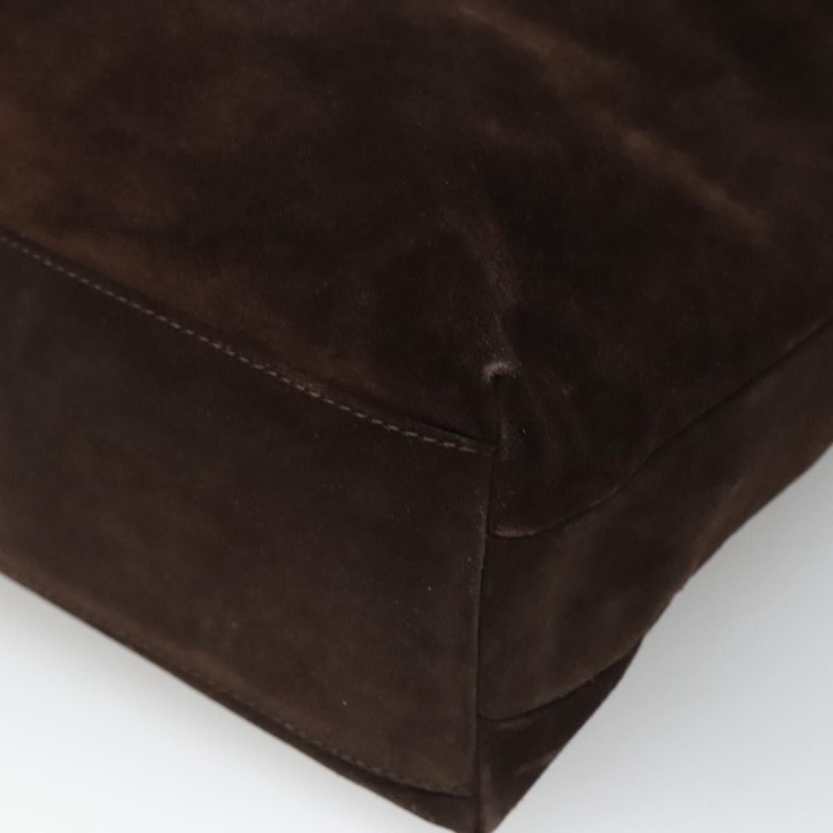 Salvatore Ferragamo Salvatore Ferragamo Convertible Front Zip Pocket Tote Suede Size ONE SIZE - 12 Thumbnail