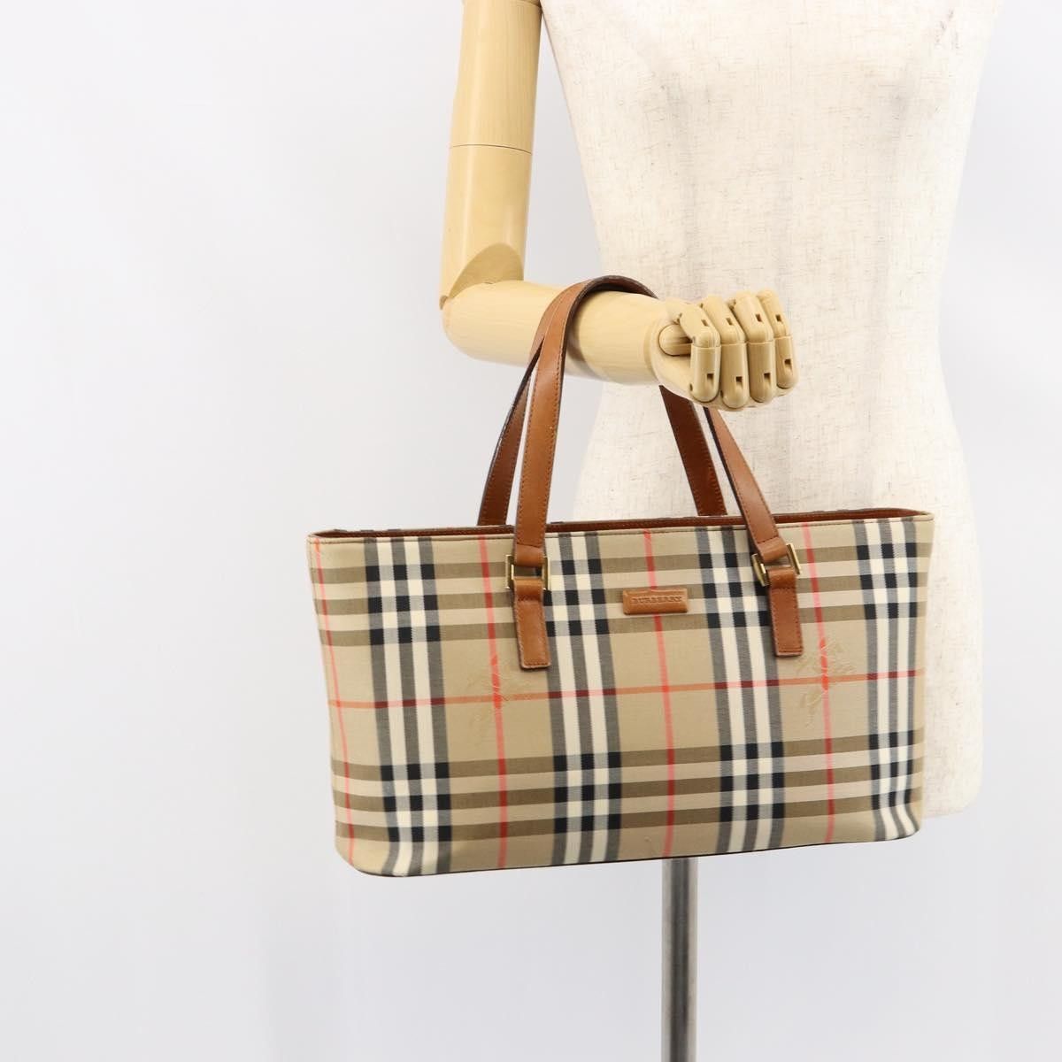 Burberry Burberry Nova Check Tote canvas check pattern Size ONE SIZE - 16 Thumbnail