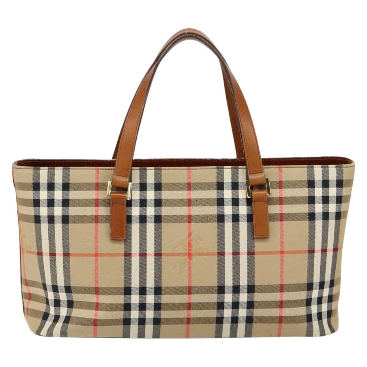 Burberry Burberry Nova Check Tote canvas check pattern Size ONE SIZE - 2 Thumbnail
