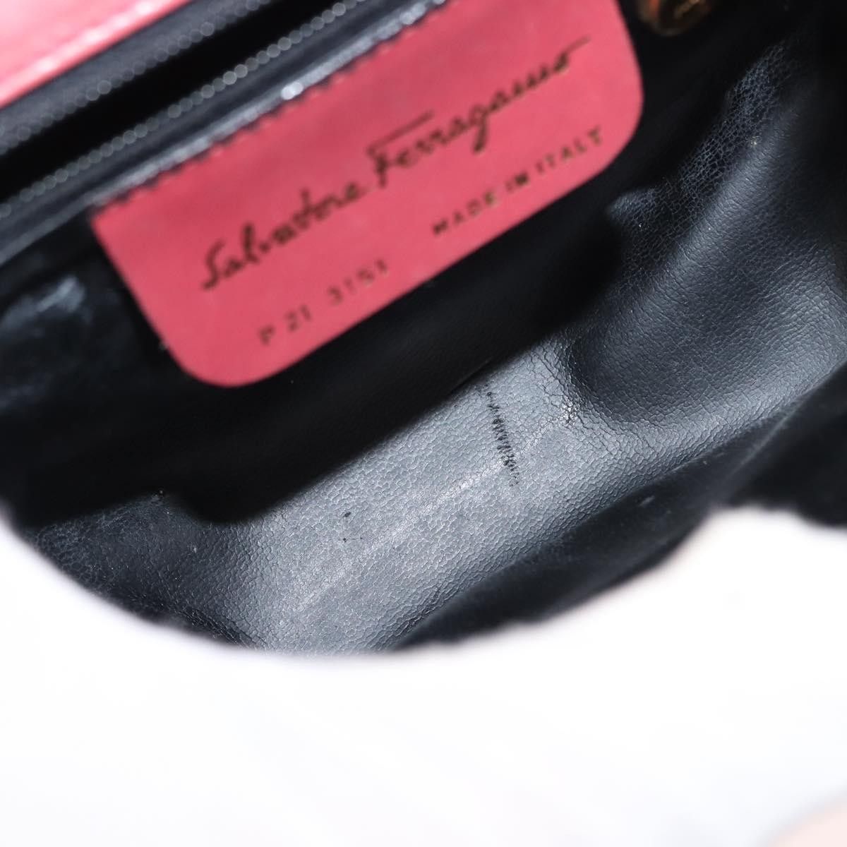 Salvatore Ferragamo Salvatore Ferragamo Gancini Shoulder Bag Leather Size ONE SIZE - 5 Thumbnail