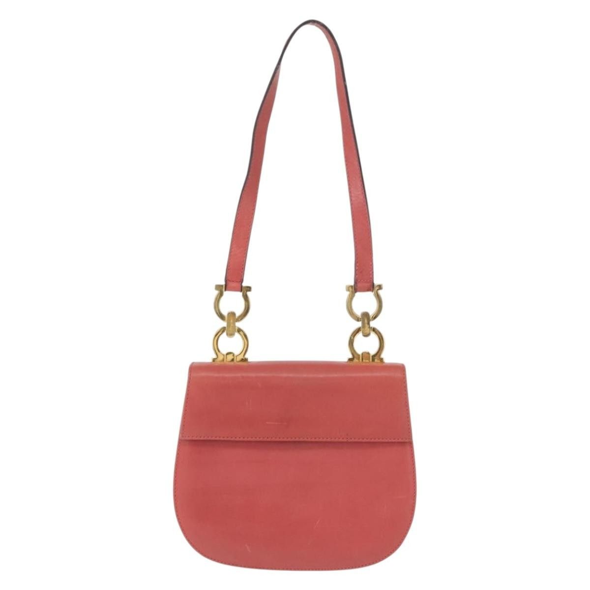 Salvatore Ferragamo Salvatore Ferragamo Gancini Shoulder Bag Leather Size ONE SIZE - 17 Thumbnail