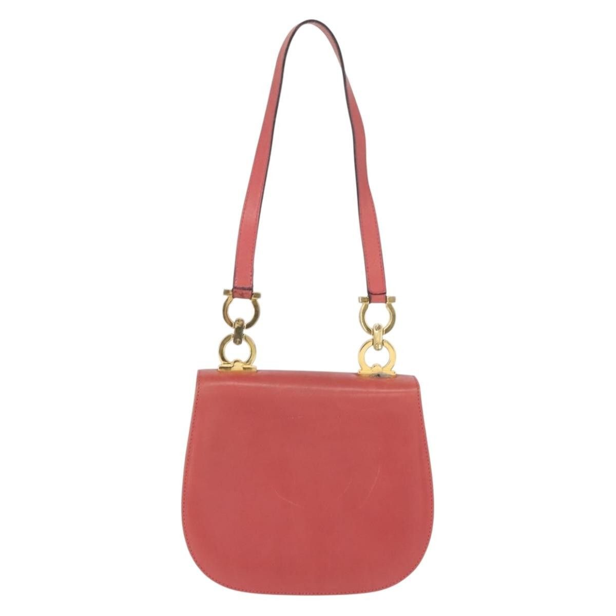 Salvatore Ferragamo Salvatore Ferragamo Gancini Shoulder Bag Leather Size ONE SIZE - 2 Thumbnail