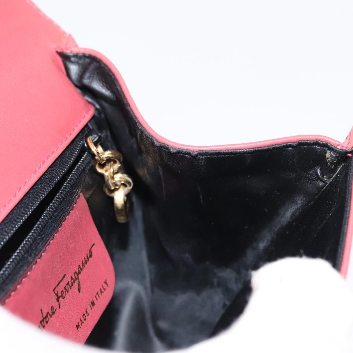 Salvatore Ferragamo Salvatore Ferragamo Gancini Shoulder Bag Leather Size ONE SIZE - 20 Thumbnail