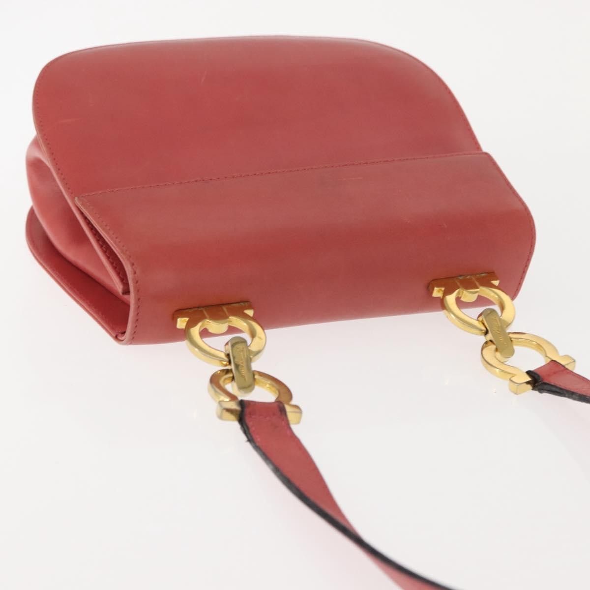 Salvatore Ferragamo Salvatore Ferragamo Gancini Shoulder Bag Leather Size ONE SIZE - 15 Thumbnail