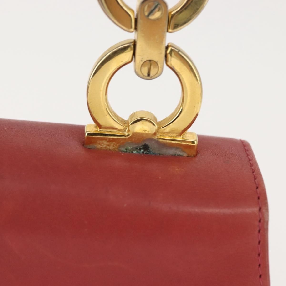 Salvatore Ferragamo Salvatore Ferragamo Gancini Shoulder Bag Leather Size ONE SIZE - 16 Thumbnail