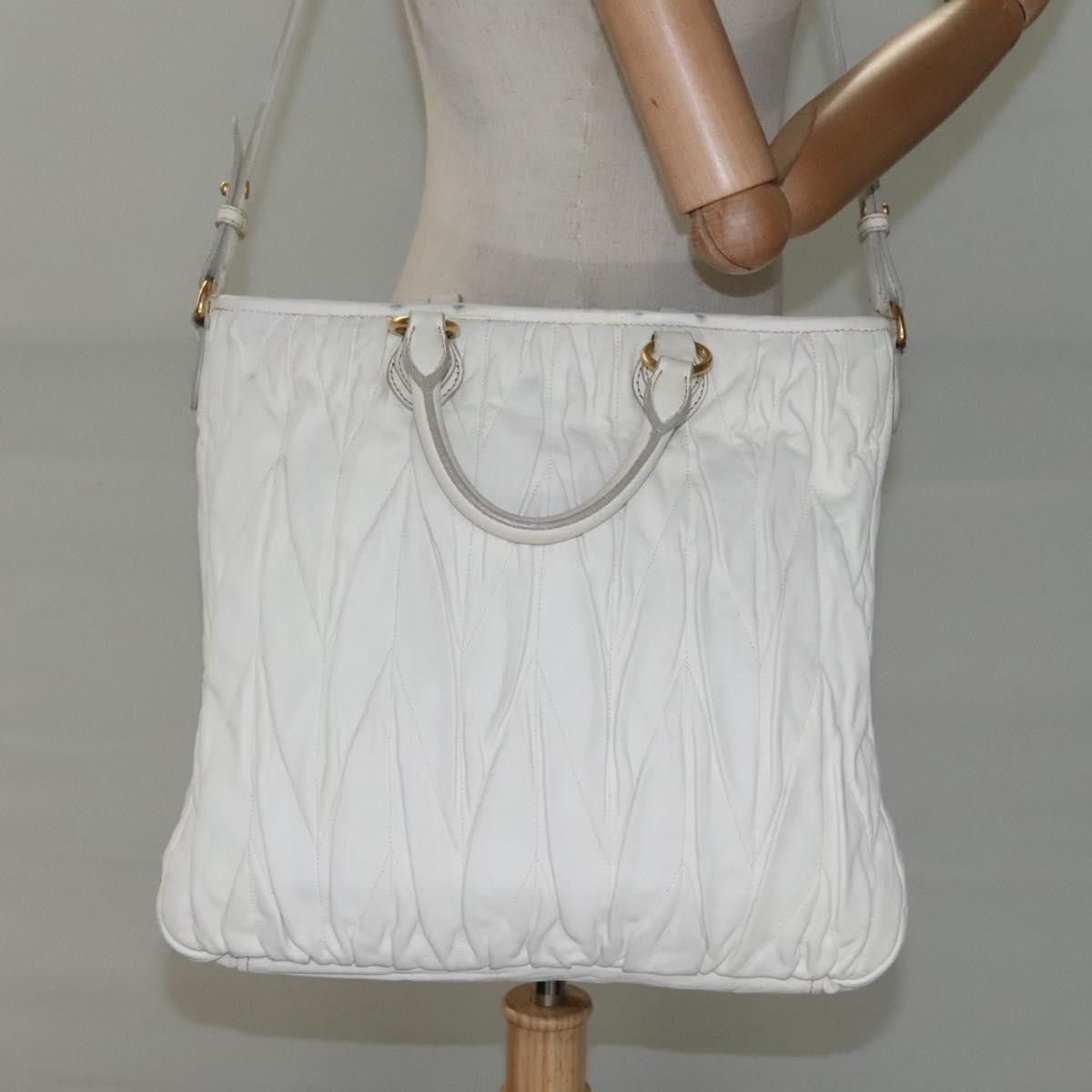 Miu Miu Miu Miu Convertible Tote Matelasse Leather Size ONE SIZE - 15 Thumbnail