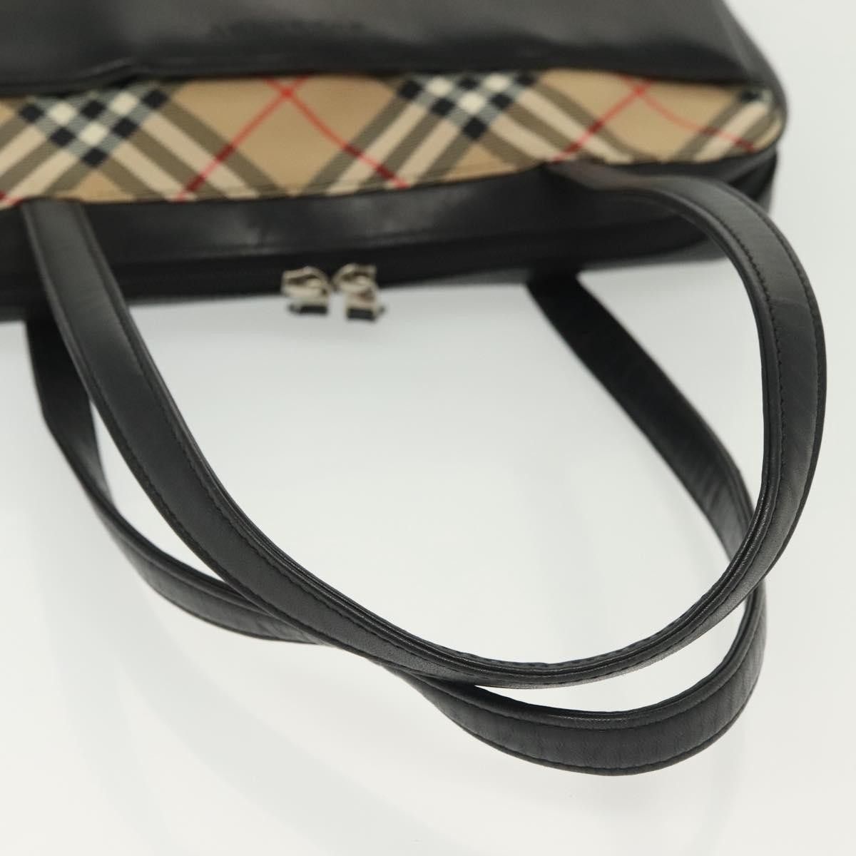 Burberry Burberry Nova Check Handbag Leather and Nylon Size ONE SIZE - 17 Thumbnail