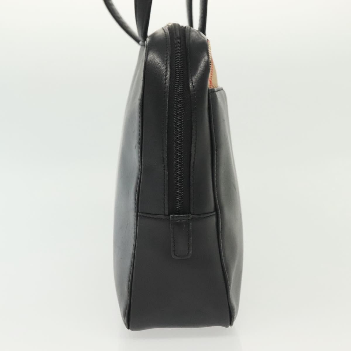 Burberry Burberry Nova Check Handbag Leather and Nylon Size ONE SIZE - 4 Thumbnail