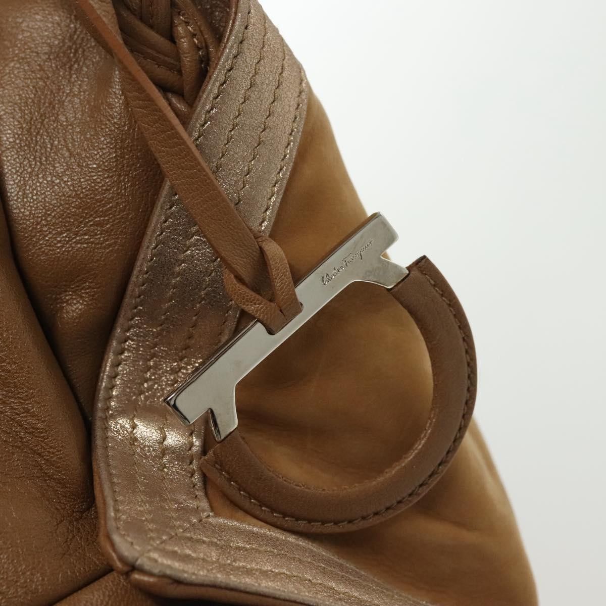 Salvatore Ferragamo Salvatore Ferragamo Vintage Handbag Leather Size ONE SIZE - 18 Thumbnail