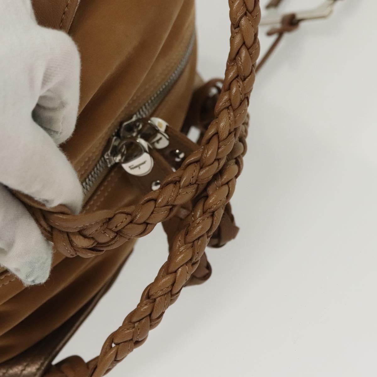 Salvatore Ferragamo Salvatore Ferragamo Vintage Handbag Leather Size ONE SIZE - 16 Thumbnail