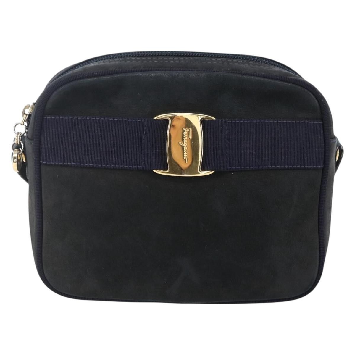 Salvatore Ferragamo Salvatore Ferragamo Vala Shoulder Bag Suede Size ONE SIZE - 20 Thumbnail