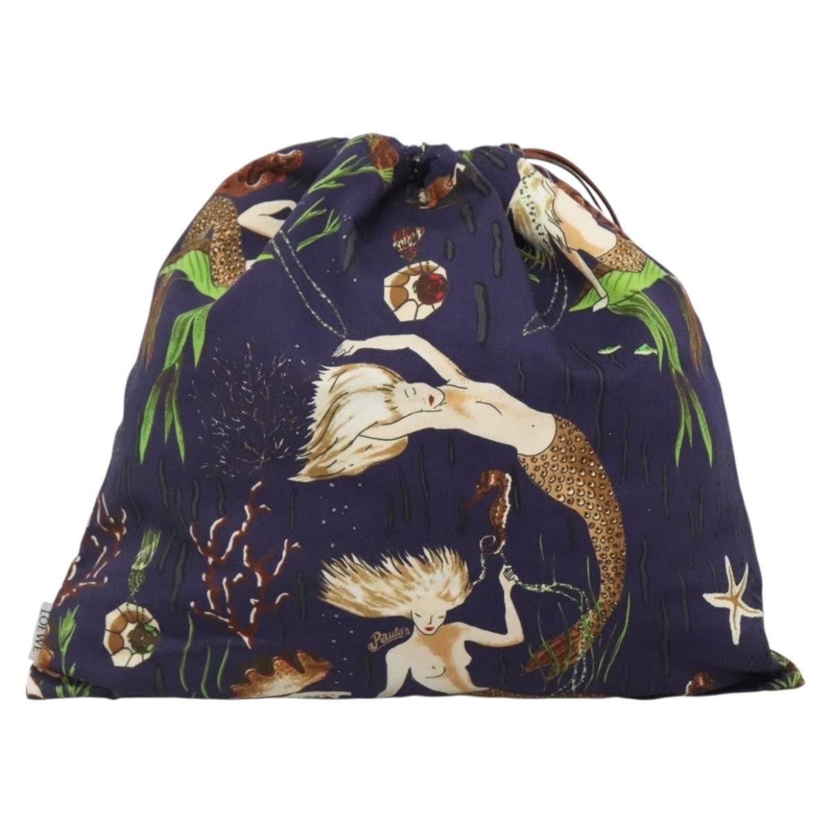 Loewe Loewe Paula Drawstring Pouch Printed Canvas Size ONE SIZE - 2 Thumbnail