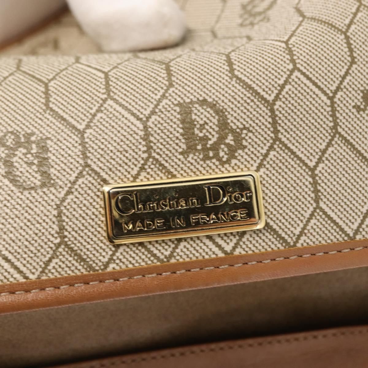 Dior Christian Dior Vintage Honeycomb chain Canvas Size ONE SIZE - 6 Thumbnail