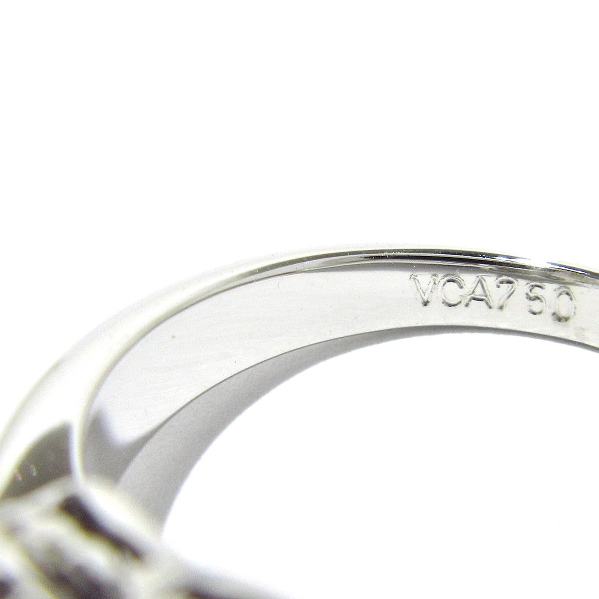 Van Cleef & Arpels Van Cleef & Arpels Sweet Alhambra Ring 18K White Gold and Diamonds Size ONE SIZE - 5 Thumbnail