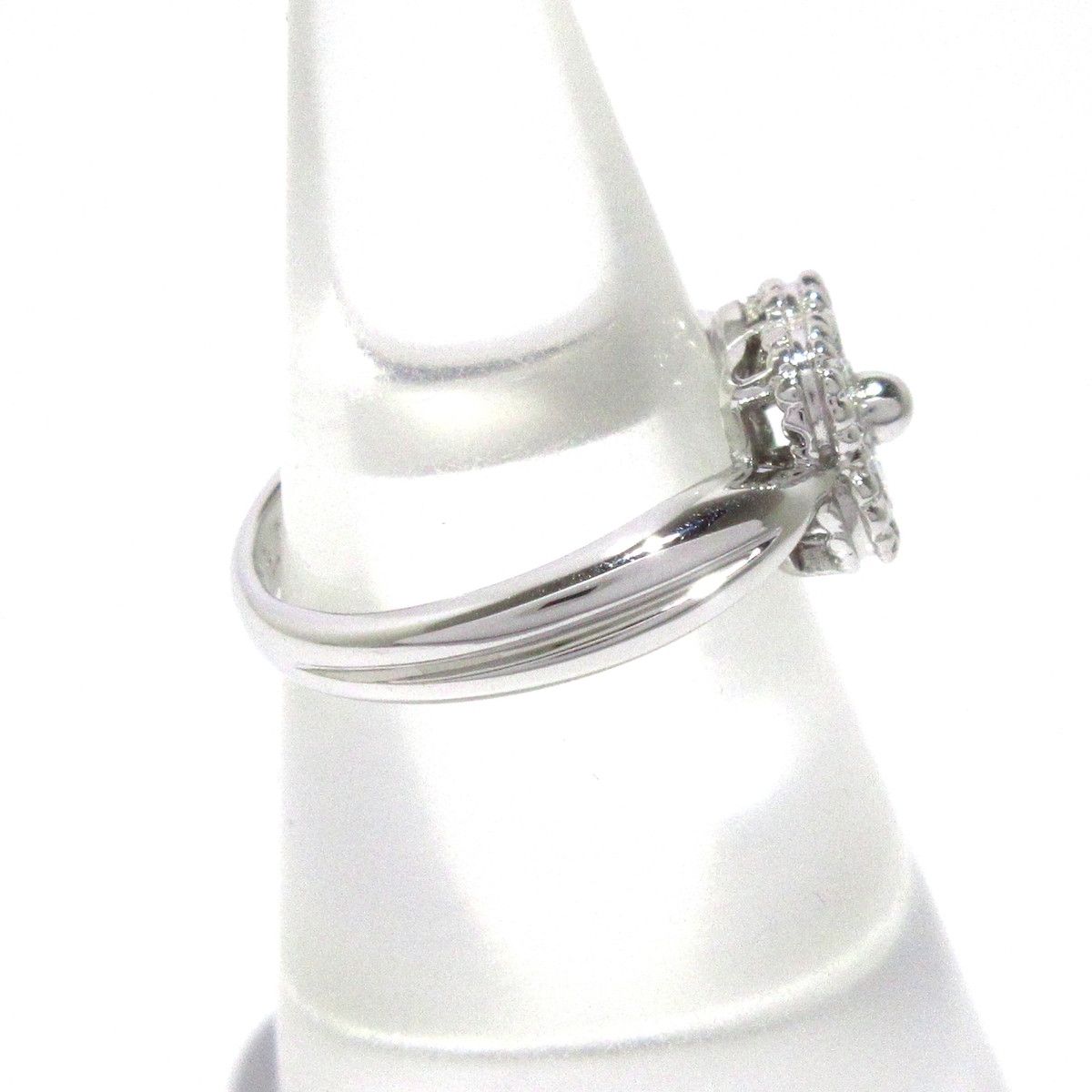Van Cleef & Arpels Van Cleef & Arpels Sweet Alhambra Ring 18K White Gold and Diamonds Size ONE SIZE - 3 Thumbnail