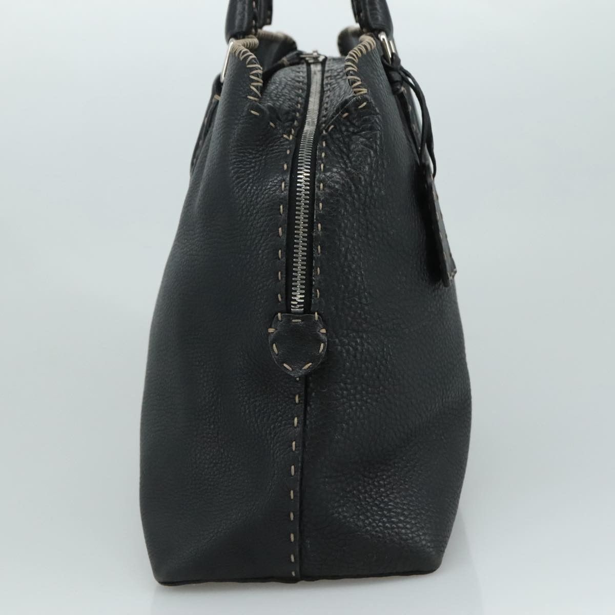 Fendi Fendi Selleria Handle Bag Embossed Leather Size ONE SIZE - 3 Thumbnail