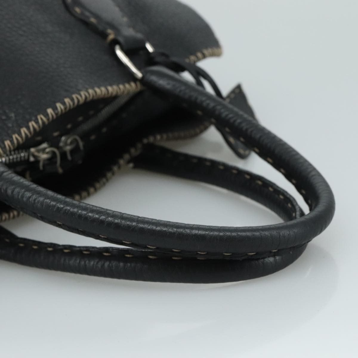Fendi Fendi Selleria Handle Bag Embossed Leather Size ONE SIZE - 8 Thumbnail
