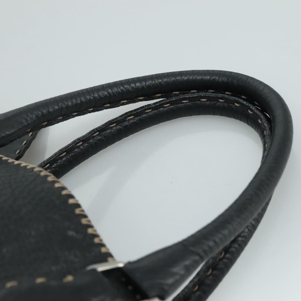 Fendi Fendi Selleria Handle Bag Embossed Leather Size ONE SIZE - 18 Thumbnail