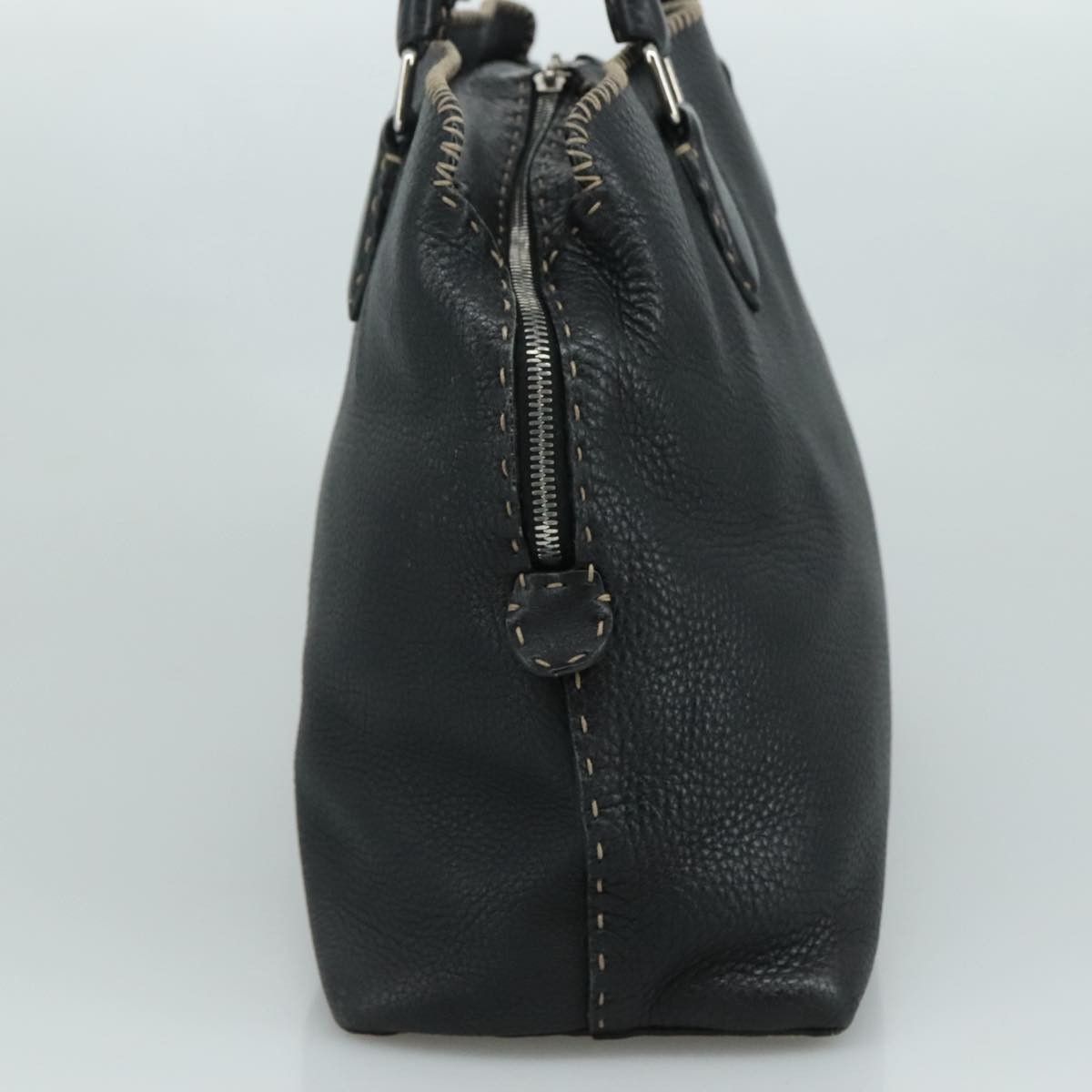 Fendi Fendi Selleria Handle Bag Embossed Leather Size ONE SIZE - 4 Thumbnail