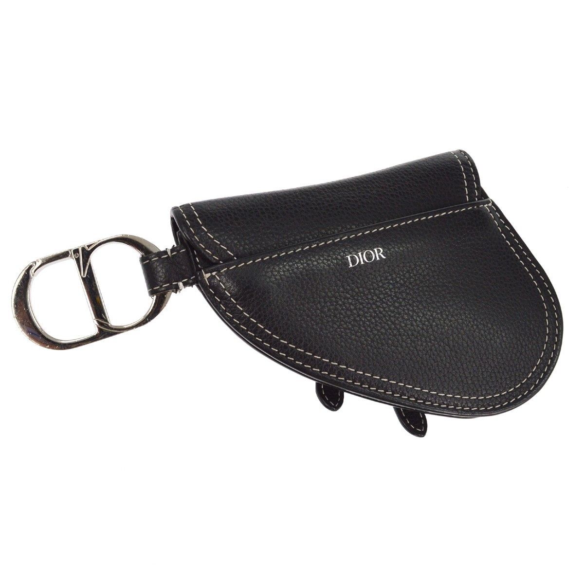 Dior Christian Dior Saddle Wristlet Clutch Leather Size ONE SIZE - 2 Thumbnail