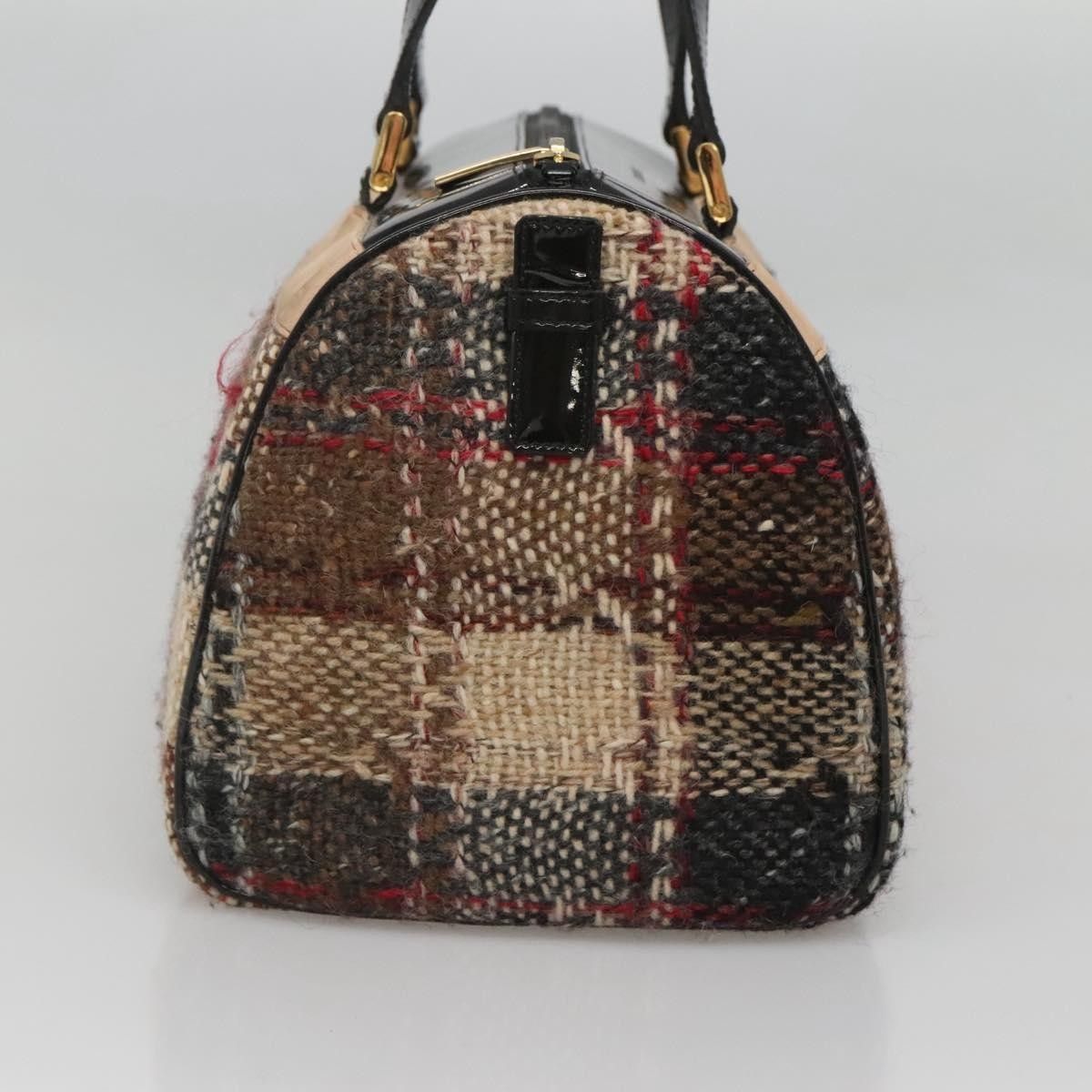 Burberry Burberry Nova Check Handbag Wool Size ONE SIZE - 3 Thumbnail