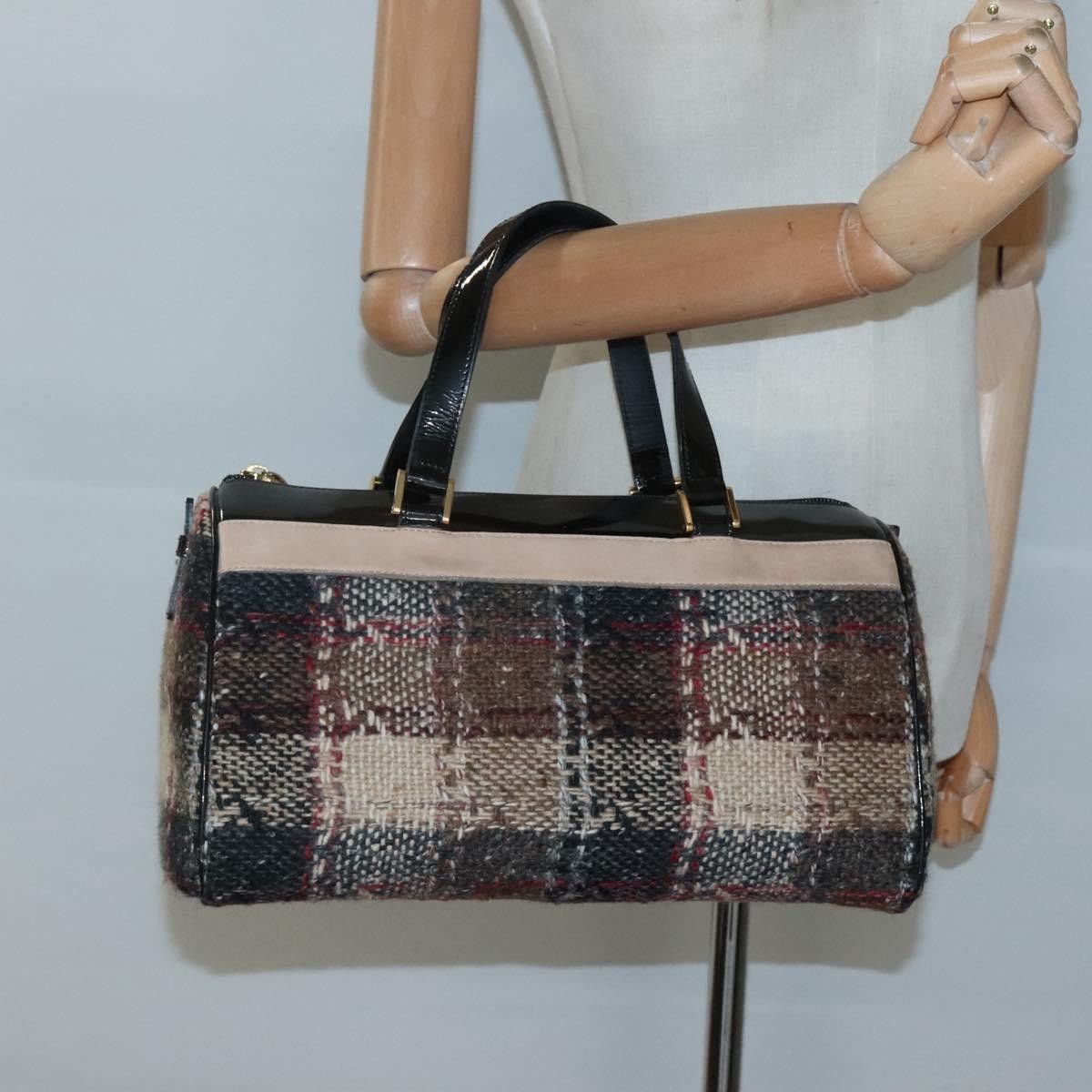 Burberry Burberry Nova Check Handbag Wool Size ONE SIZE - 13 Thumbnail