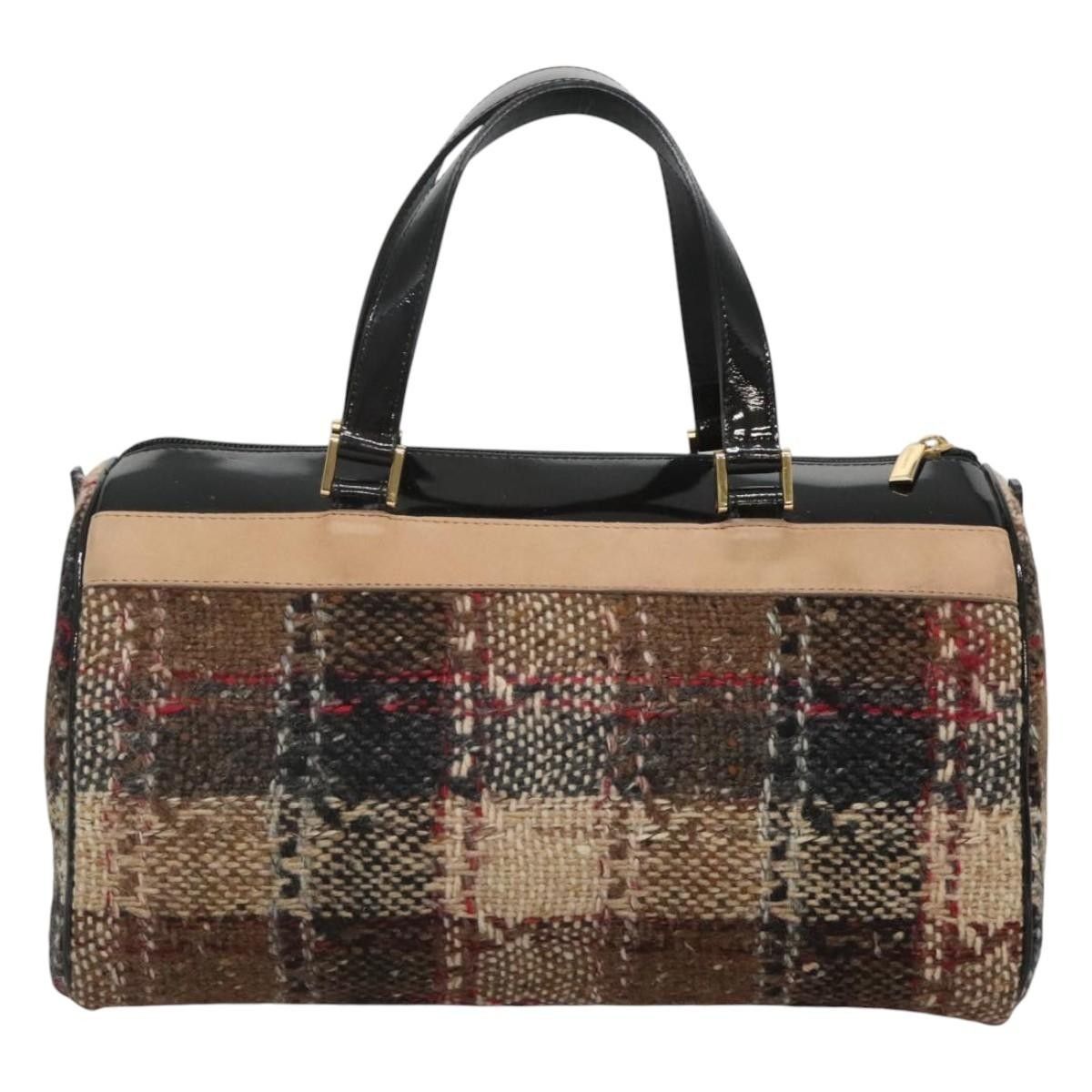 Burberry Burberry Nova Check Handbag Wool Size ONE SIZE - 2 Thumbnail