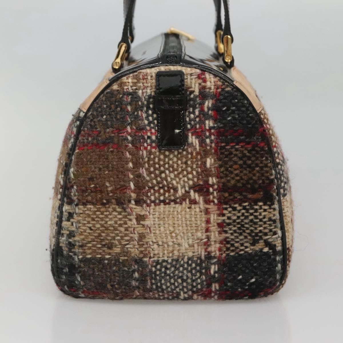 Burberry Burberry Nova Check Handbag Wool Size ONE SIZE - 4 Thumbnail