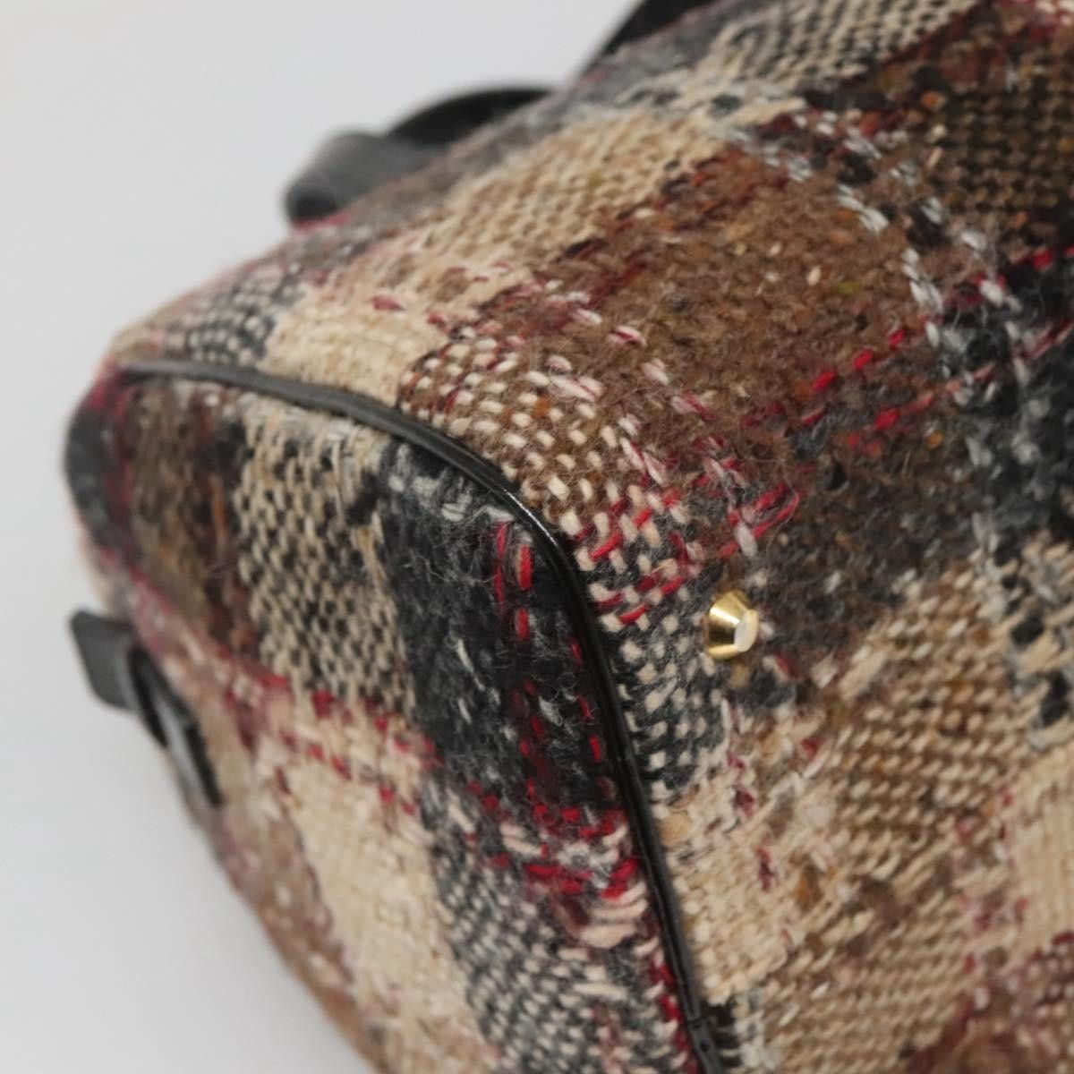 Burberry Burberry Nova Check Handbag Wool Size ONE SIZE - 10 Thumbnail