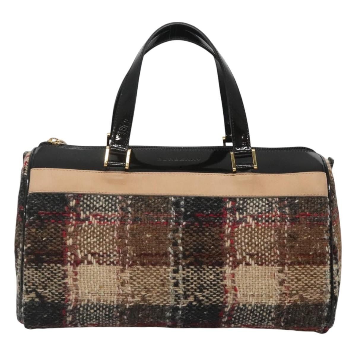 Burberry Burberry Nova Check Handbag Wool Size ONE SIZE - 20 Thumbnail