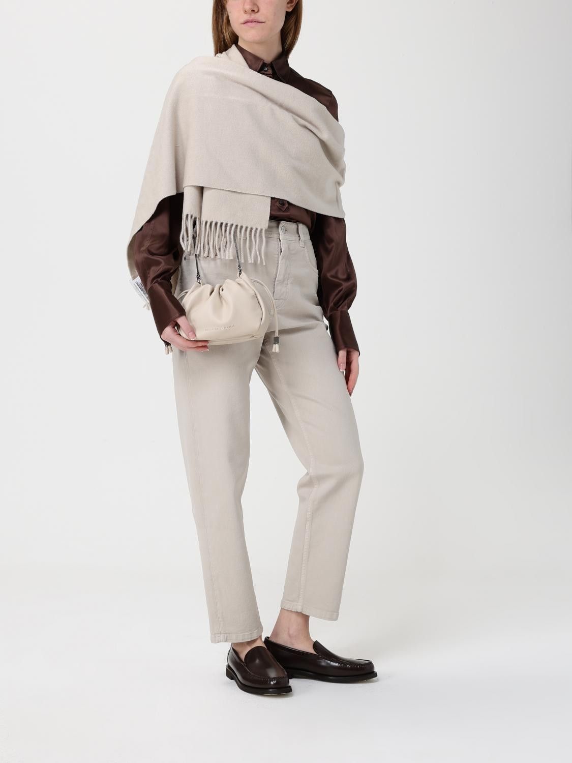 Brunello Cucinelli Brunello Cucinelli Mini Bag Woman Ivory Size ONE SIZE - 2 Thumbnail