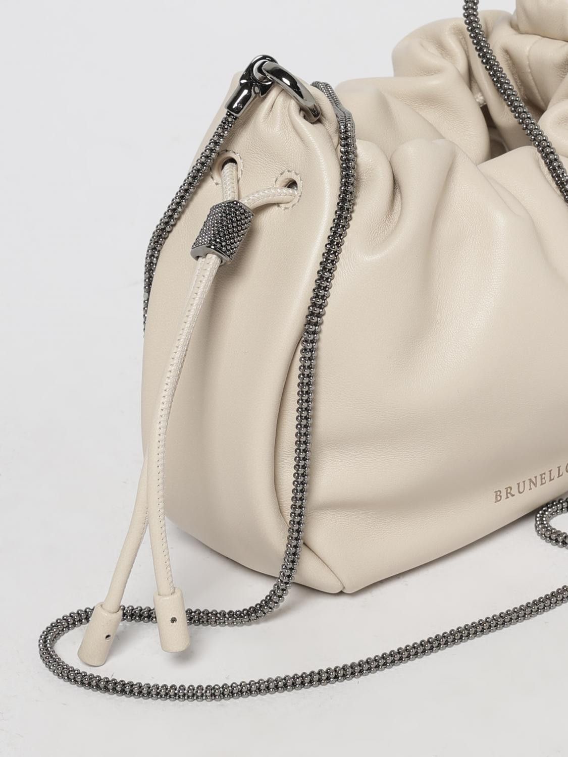 Brunello Cucinelli Brunello Cucinelli Mini Bag Woman Ivory Size ONE SIZE - 4 Thumbnail