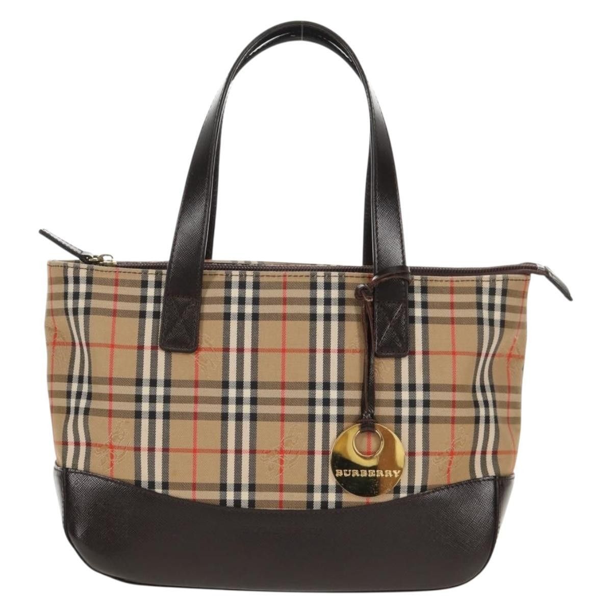 Burberry Burberry Nova Check Handbag Nova Check Canvas and leather Size ONE SIZE - 18 Thumbnail