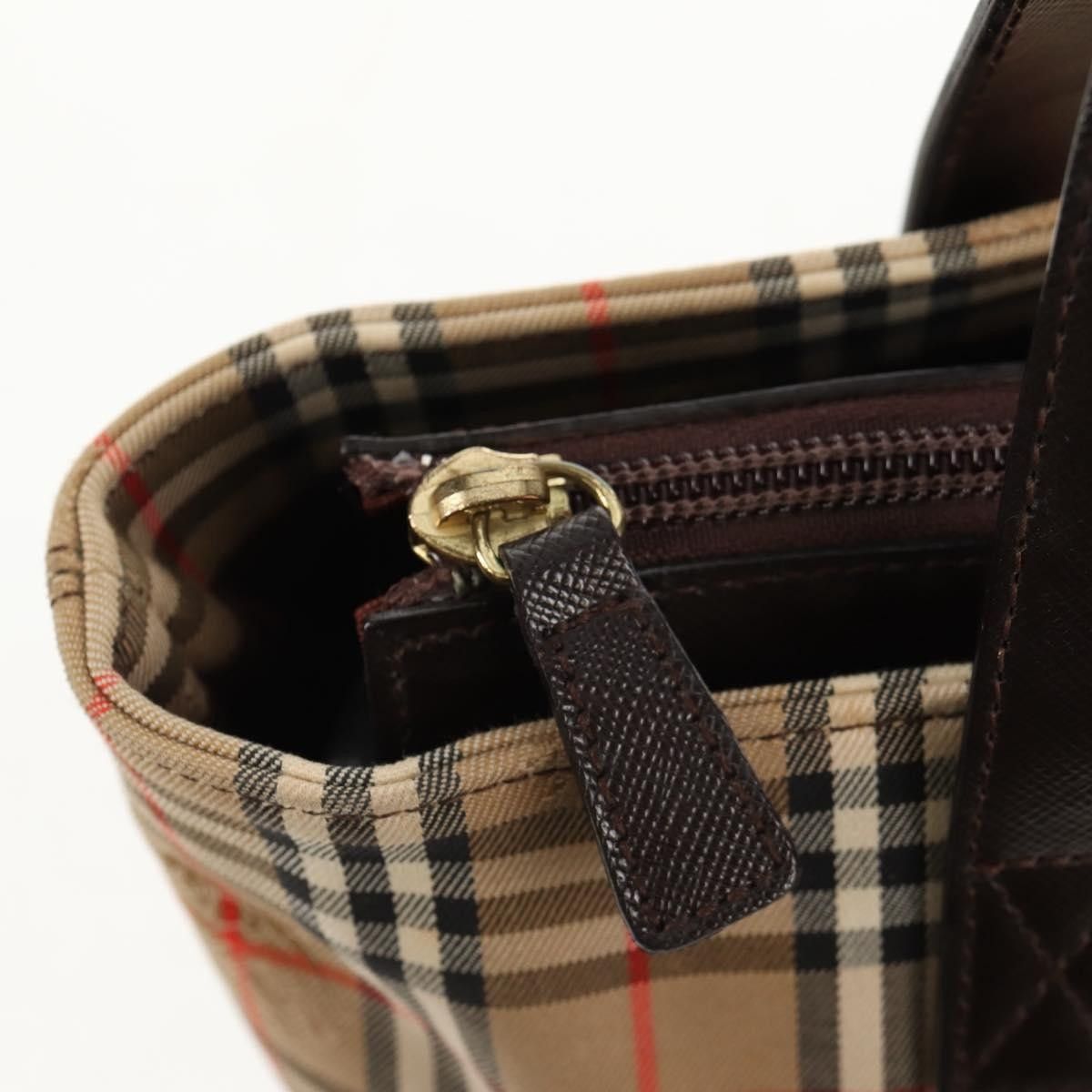Burberry Burberry Nova Check Handbag Nova Check Canvas and leather Size ONE SIZE - 19 Thumbnail