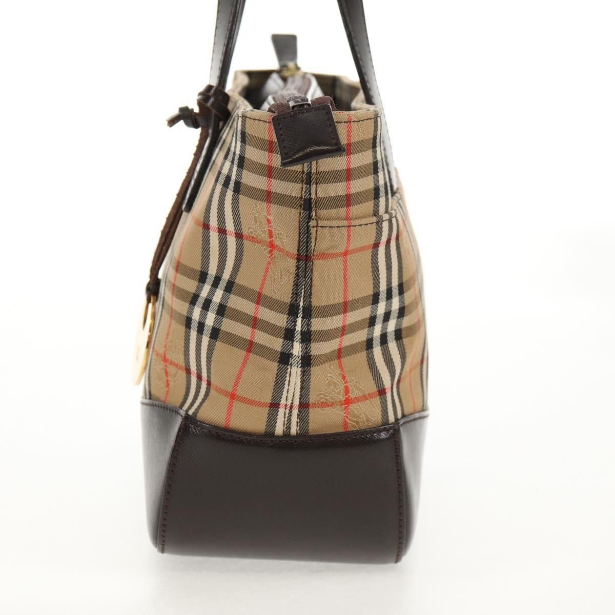 Burberry Burberry Nova Check Handbag Nova Check Canvas and leather Size ONE SIZE - 3 Thumbnail
