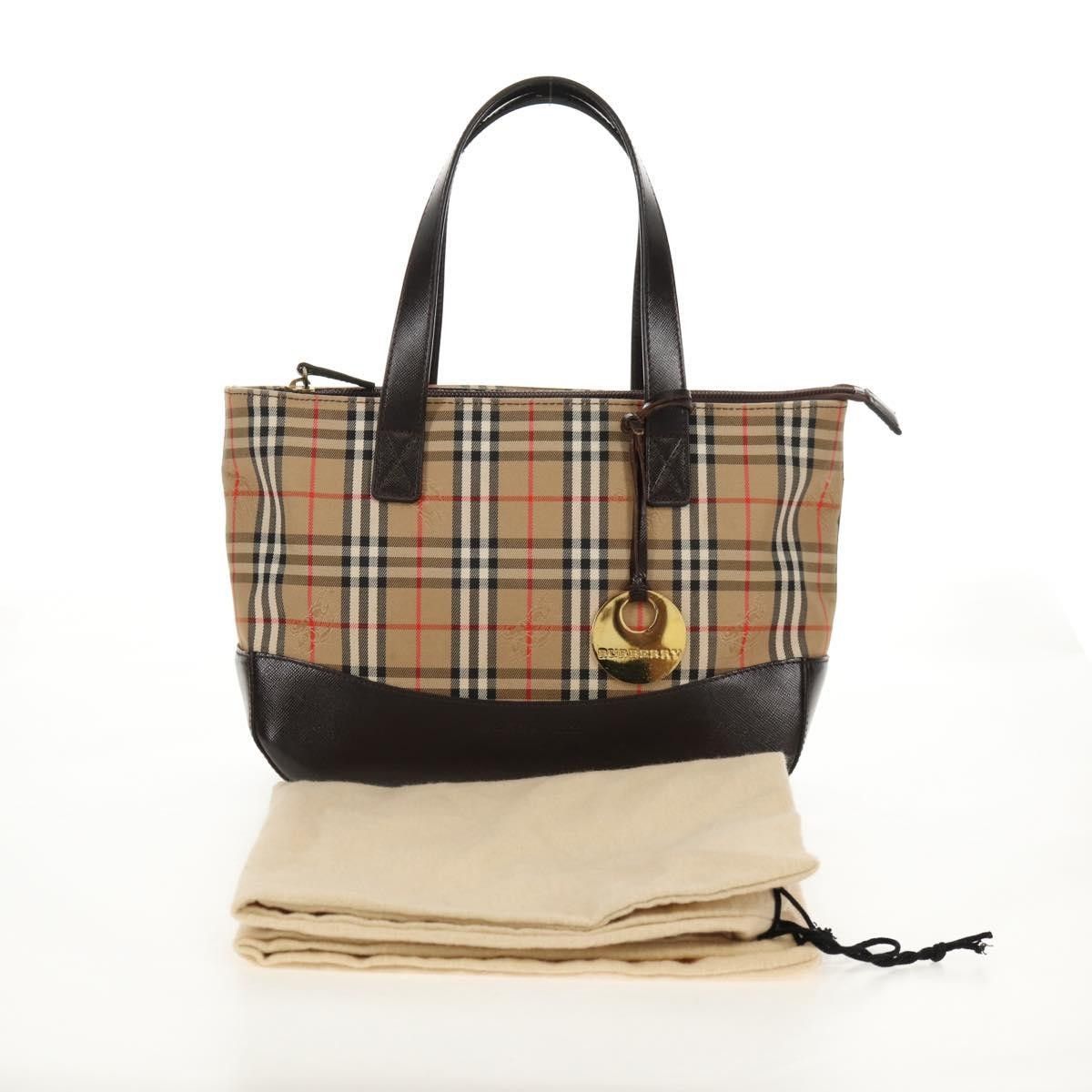 Burberry Burberry Nova Check Handbag Nova Check Canvas and leather Size ONE SIZE - 13 Thumbnail