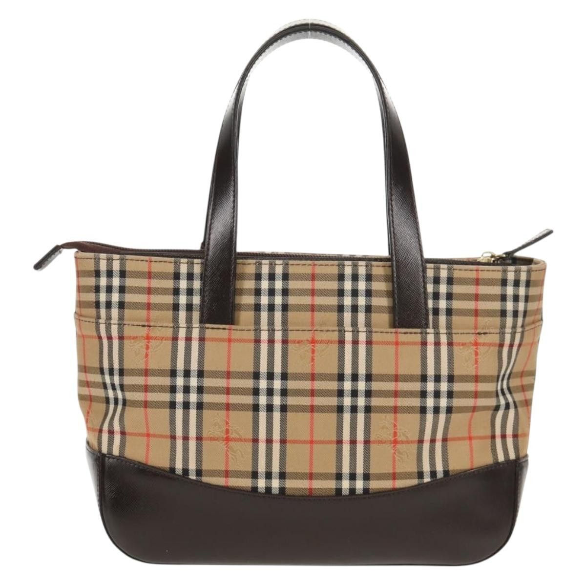 Burberry Burberry Nova Check Handbag Nova Check Canvas and leather Size ONE SIZE - 2 Thumbnail