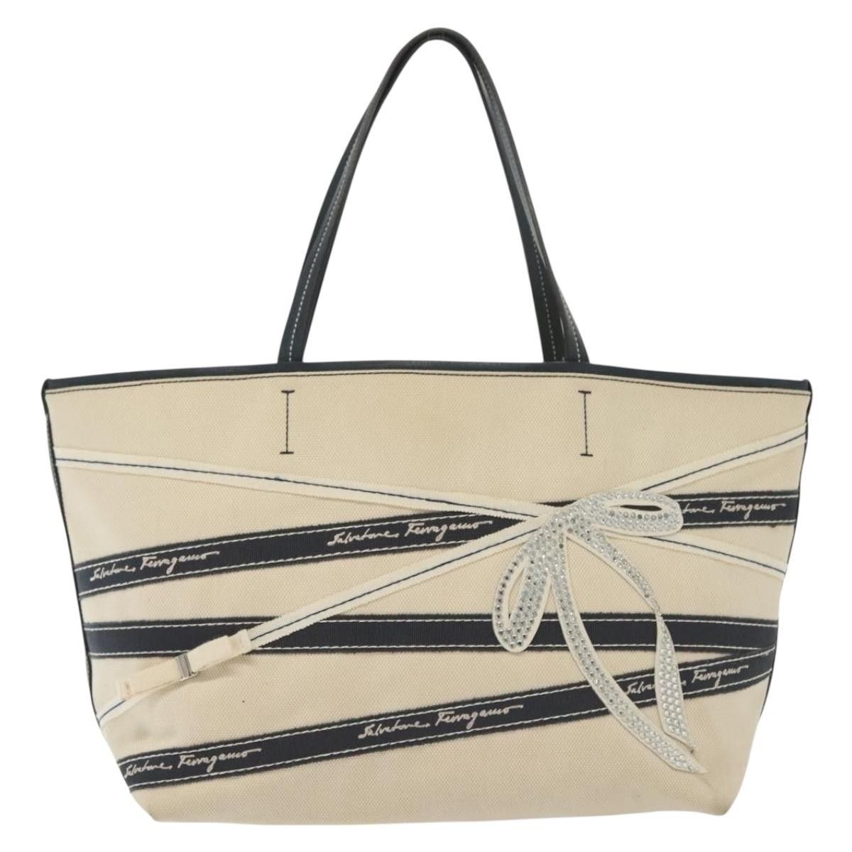 Salvatore Ferragamo Salvatore Ferragamo Vala tote Canvas Size ONE SIZE - 18 Thumbnail