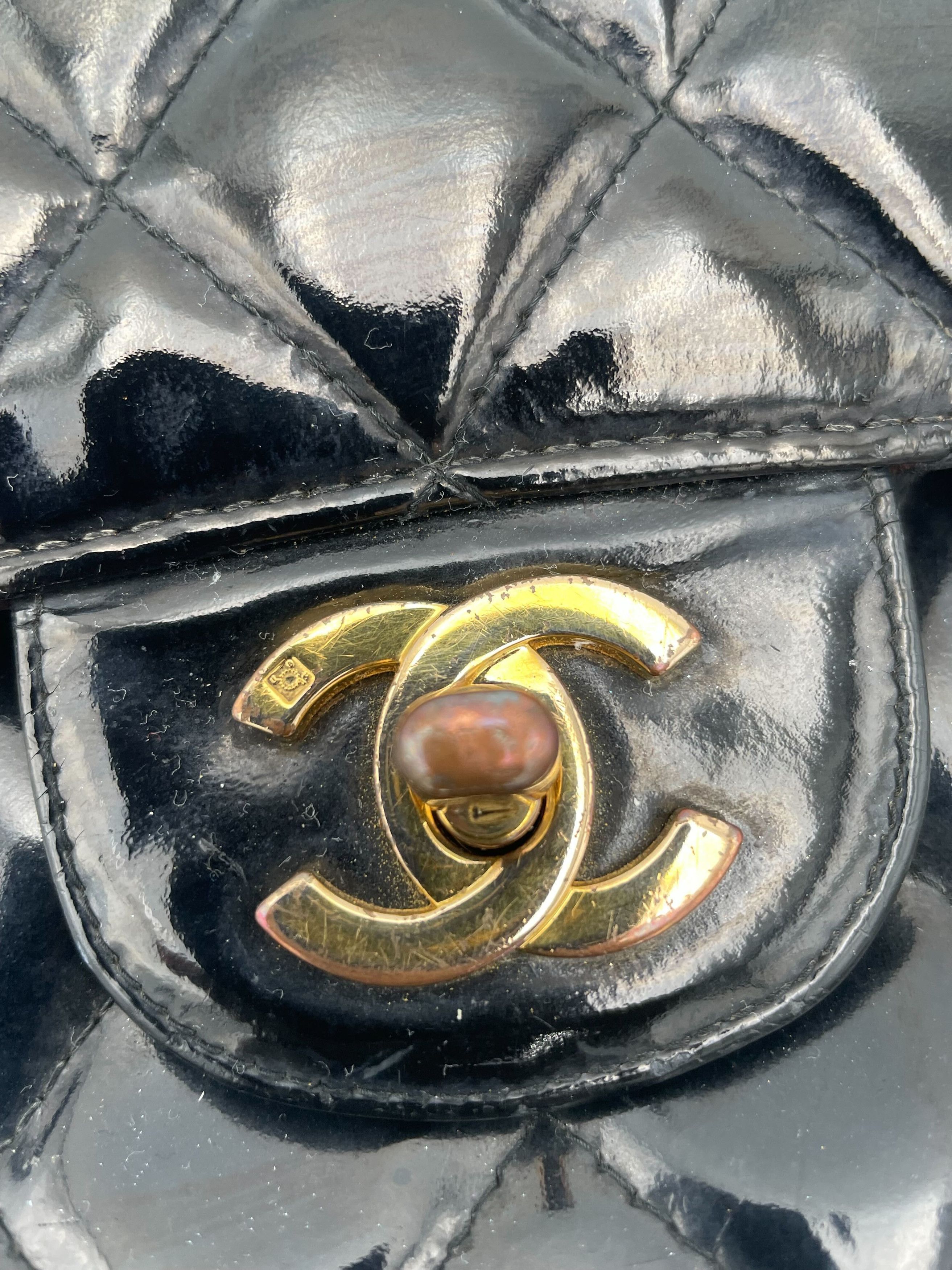 Chanel Chanel CHANEL - VTG 1996 Patent leather Size ONE SIZE - 5 Thumbnail