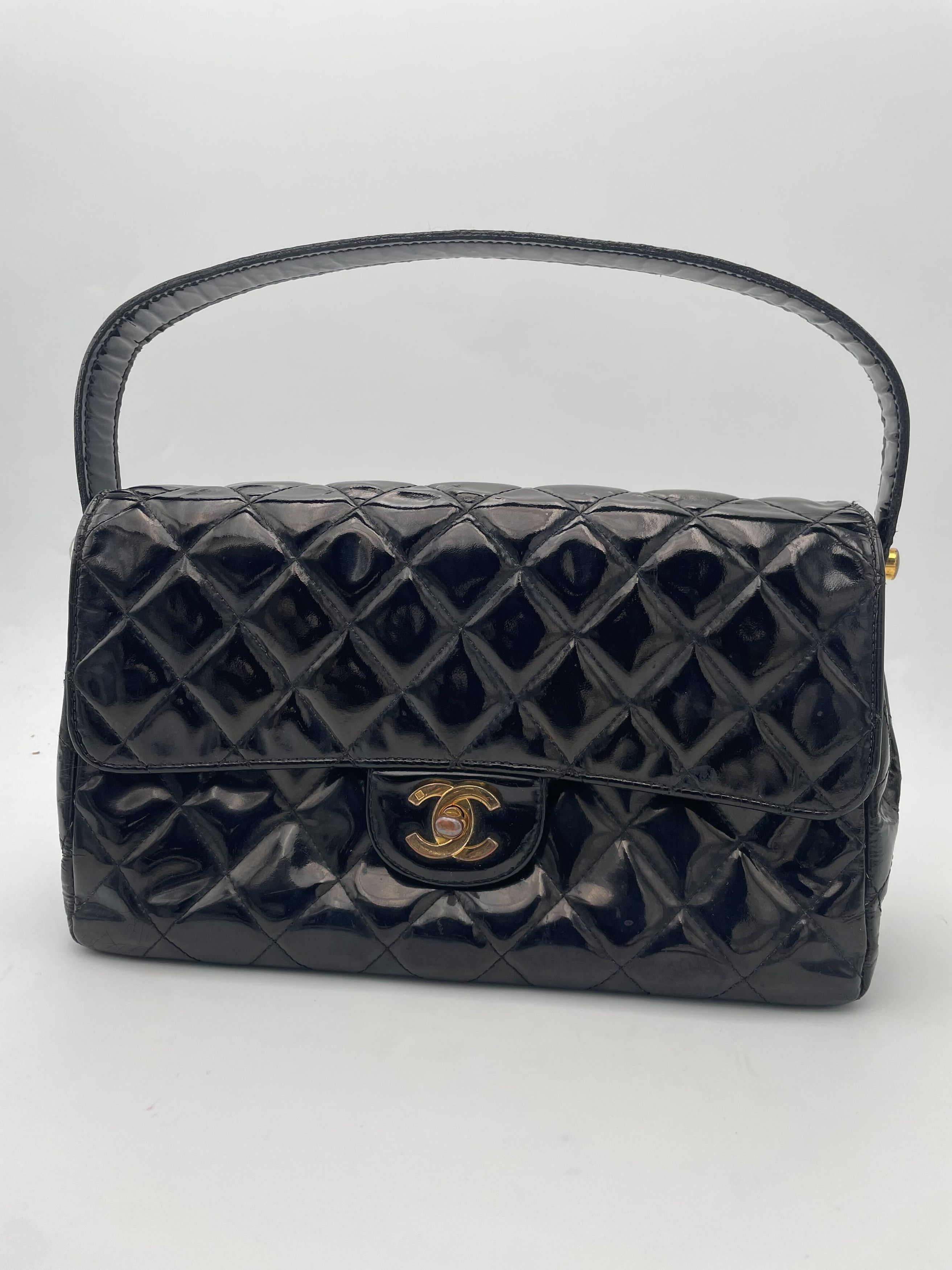 Chanel Chanel CHANEL - VTG 1996 Patent leather Size ONE SIZE - 2 Thumbnail