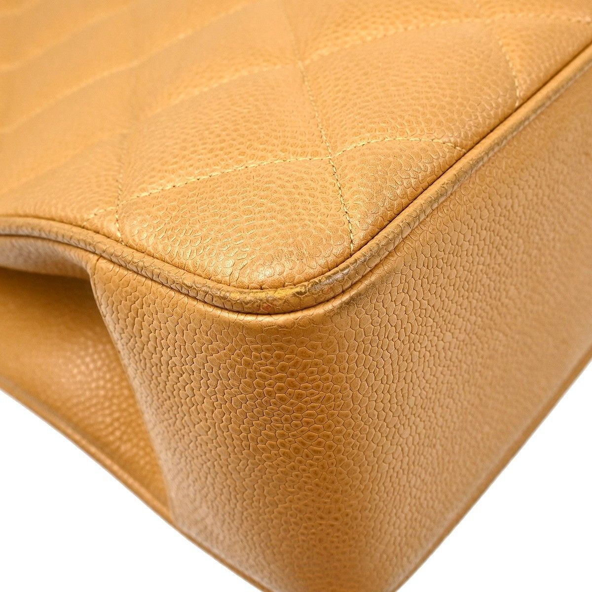 Chanel Chanel Vintage CC Lock Pocket Tote Quilted Caviar Size ONE SIZE - 7 Thumbnail