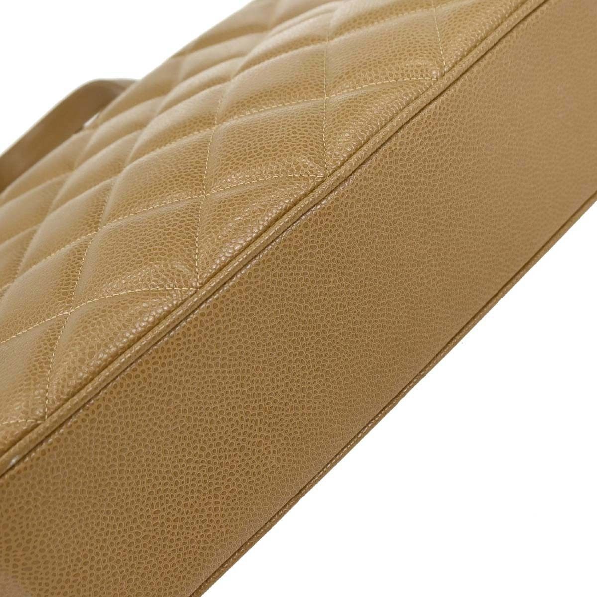 Chanel Chanel Vintage CC Lock Pocket Tote Quilted Caviar Size ONE SIZE - 8 Thumbnail