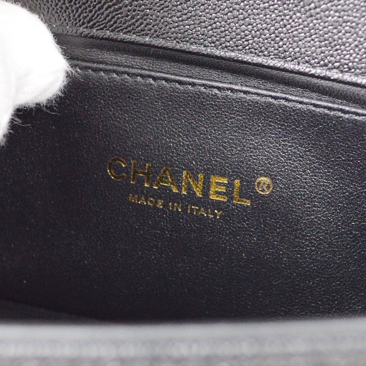Chanel Chanel Boy Flap Bag Chevron Caviar Size ONE SIZE - 4 Thumbnail