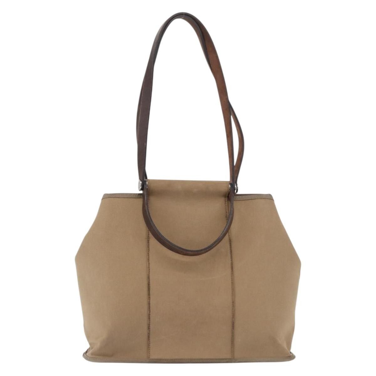 Hermes Hermes Cabag Elan Toile and Leather Size ONE SIZE - 2 Thumbnail