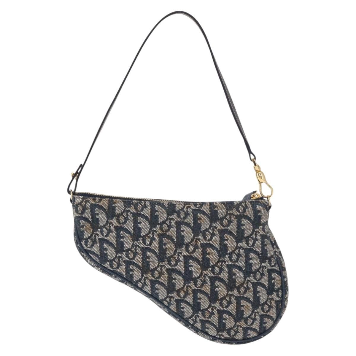 Dior Christian Dior Vintage Saddle Bag Diorissimo Canvas Size ONE SIZE - 2 Thumbnail