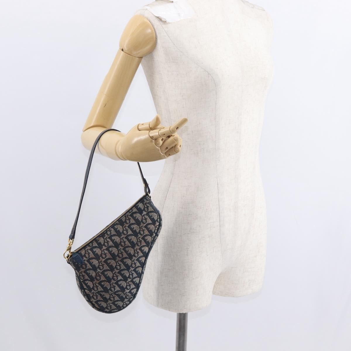 Dior Christian Dior Vintage Saddle Bag Diorissimo Canvas Size ONE SIZE - 15 Thumbnail
