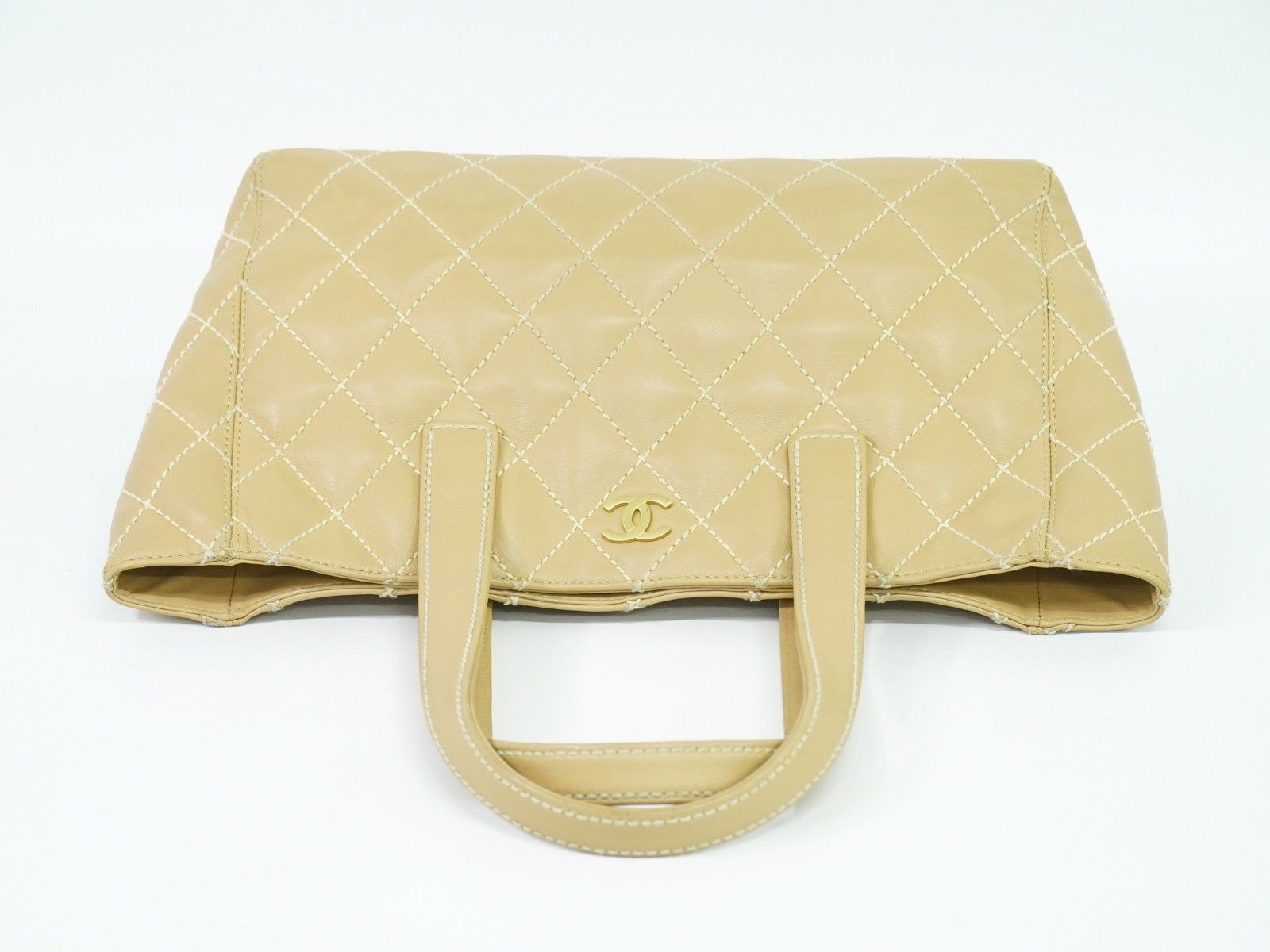 Chanel Chanel Surpique Tote Quilted Leather Size ONE SIZE - 7 Thumbnail