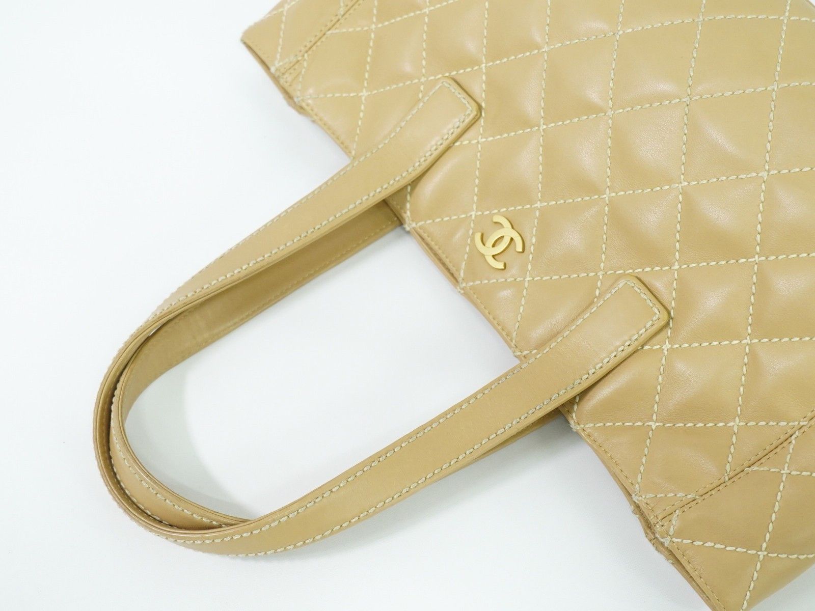 Chanel Chanel Surpique Tote Quilted Leather Size ONE SIZE - 14 Thumbnail