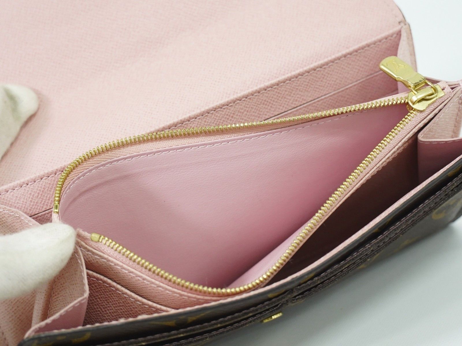 Louis Vuitton Louis Vuitton Portefeuille Sarah Wallet Canvas Size ONE SIZE - 18 Thumbnail