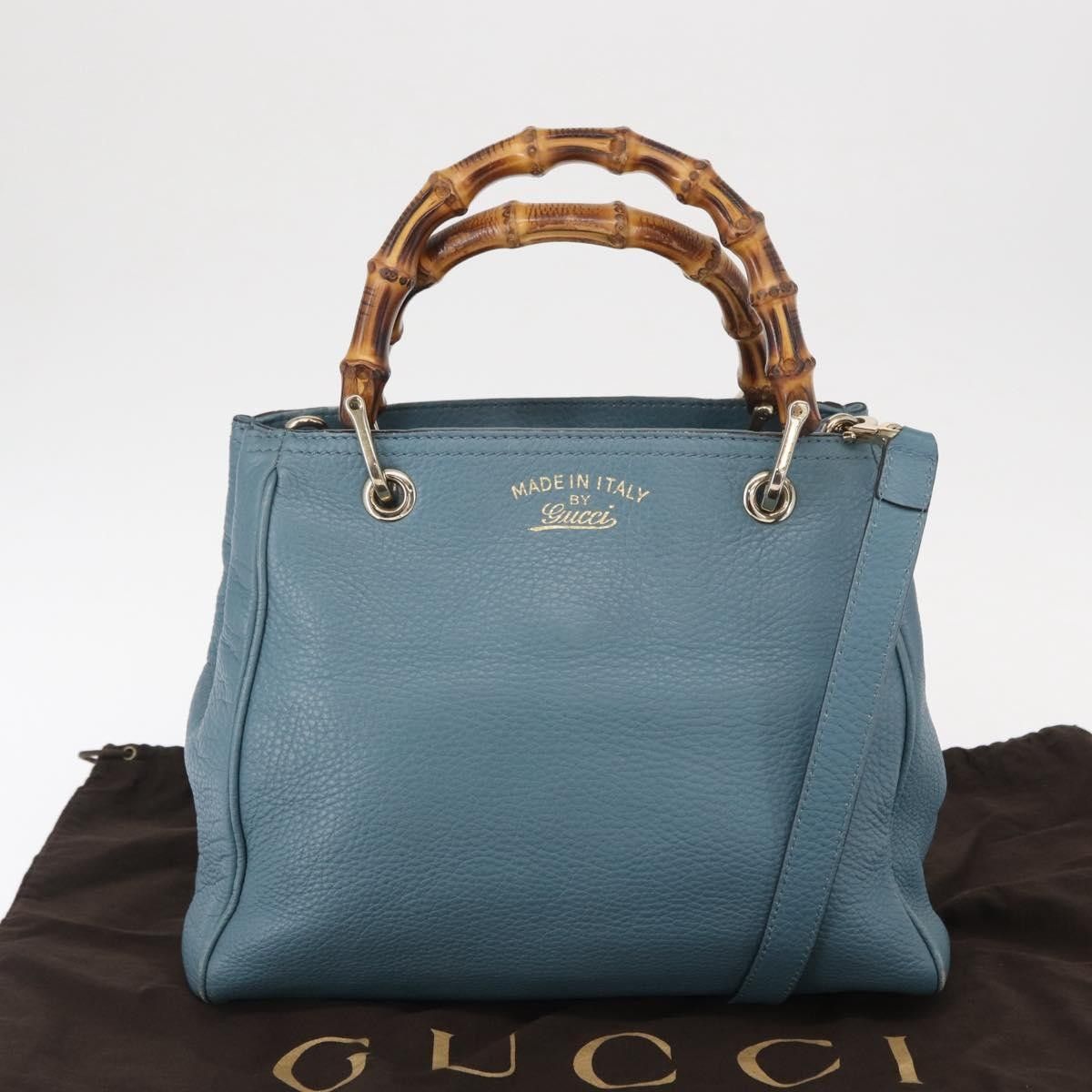 Gucci Gucci Bamboo Shopper Tote Leather Size ONE SIZE - 14 Thumbnail